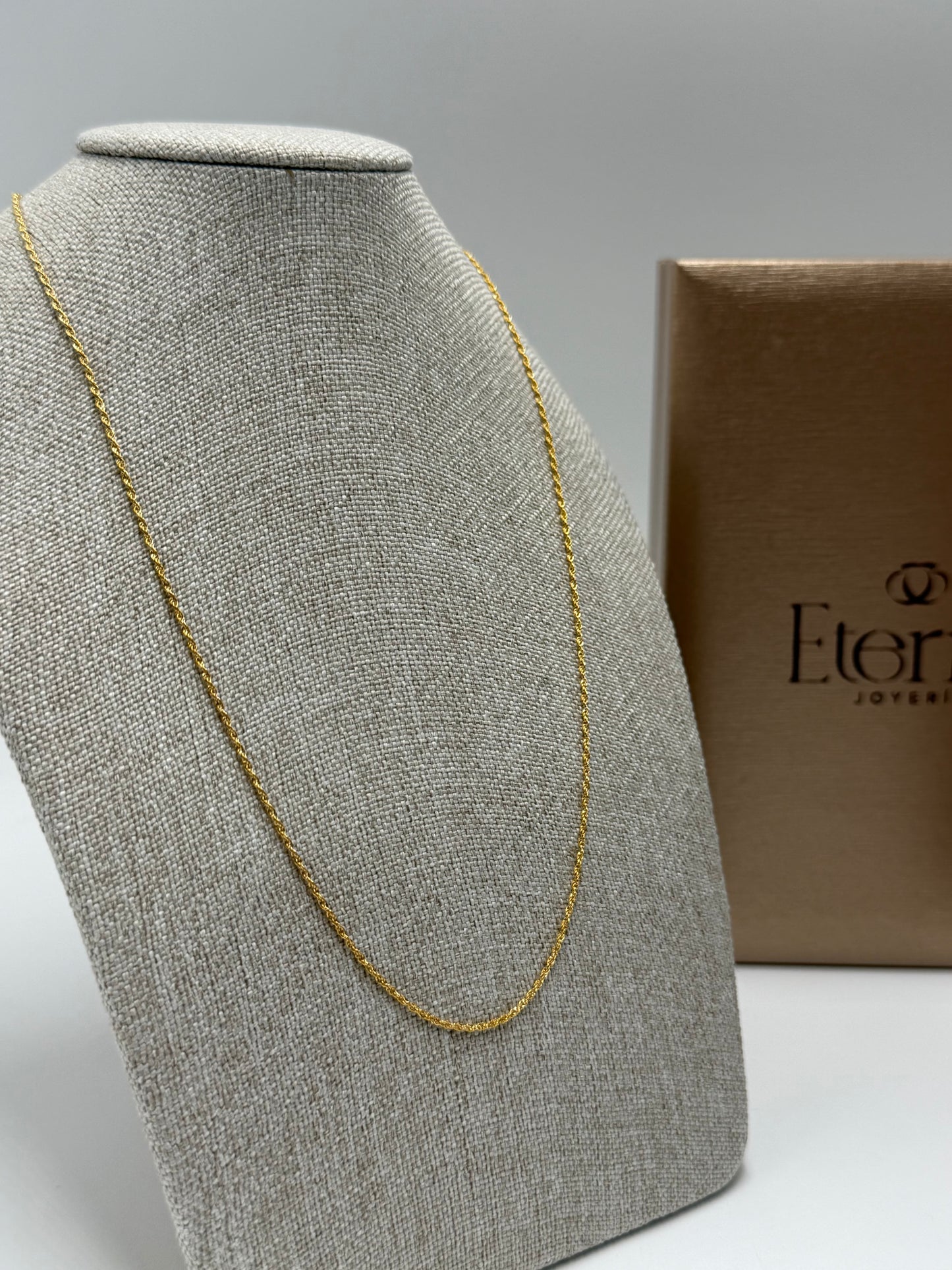 Collar 10k Tejido Torzal