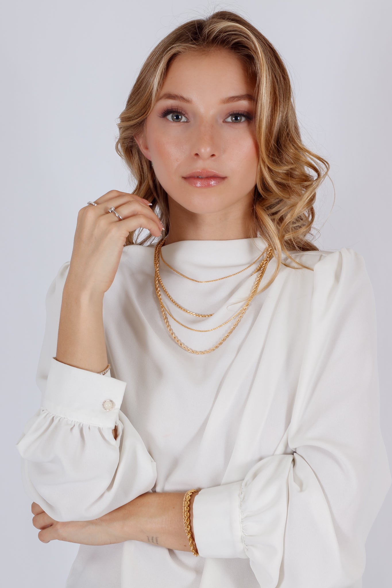 Cadena Oro 10 K Torzal