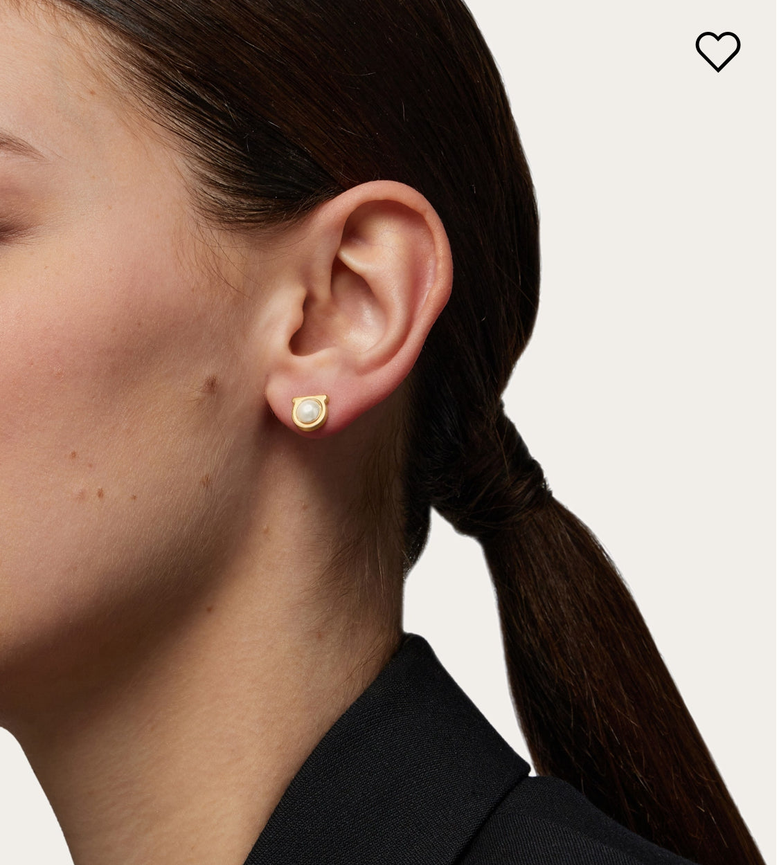 Ferragamo Pendientes perlas Gancini