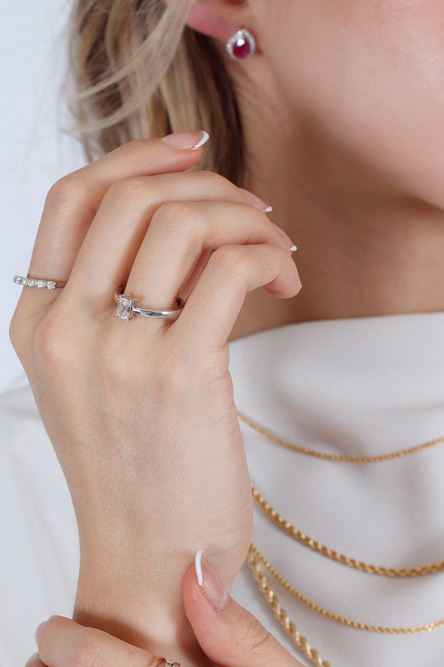 Anillo Diamante Natural