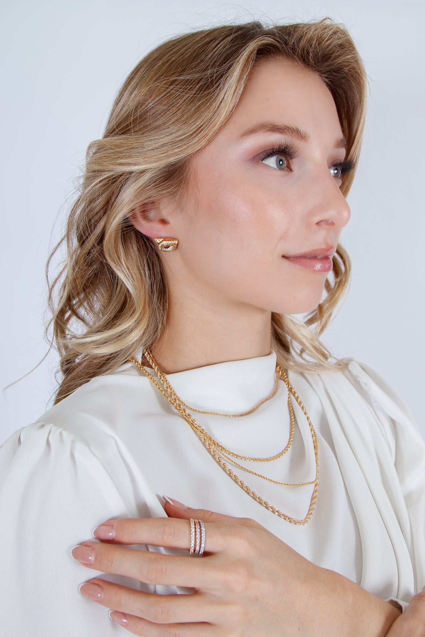 Cadena Oro 10 K Torzal