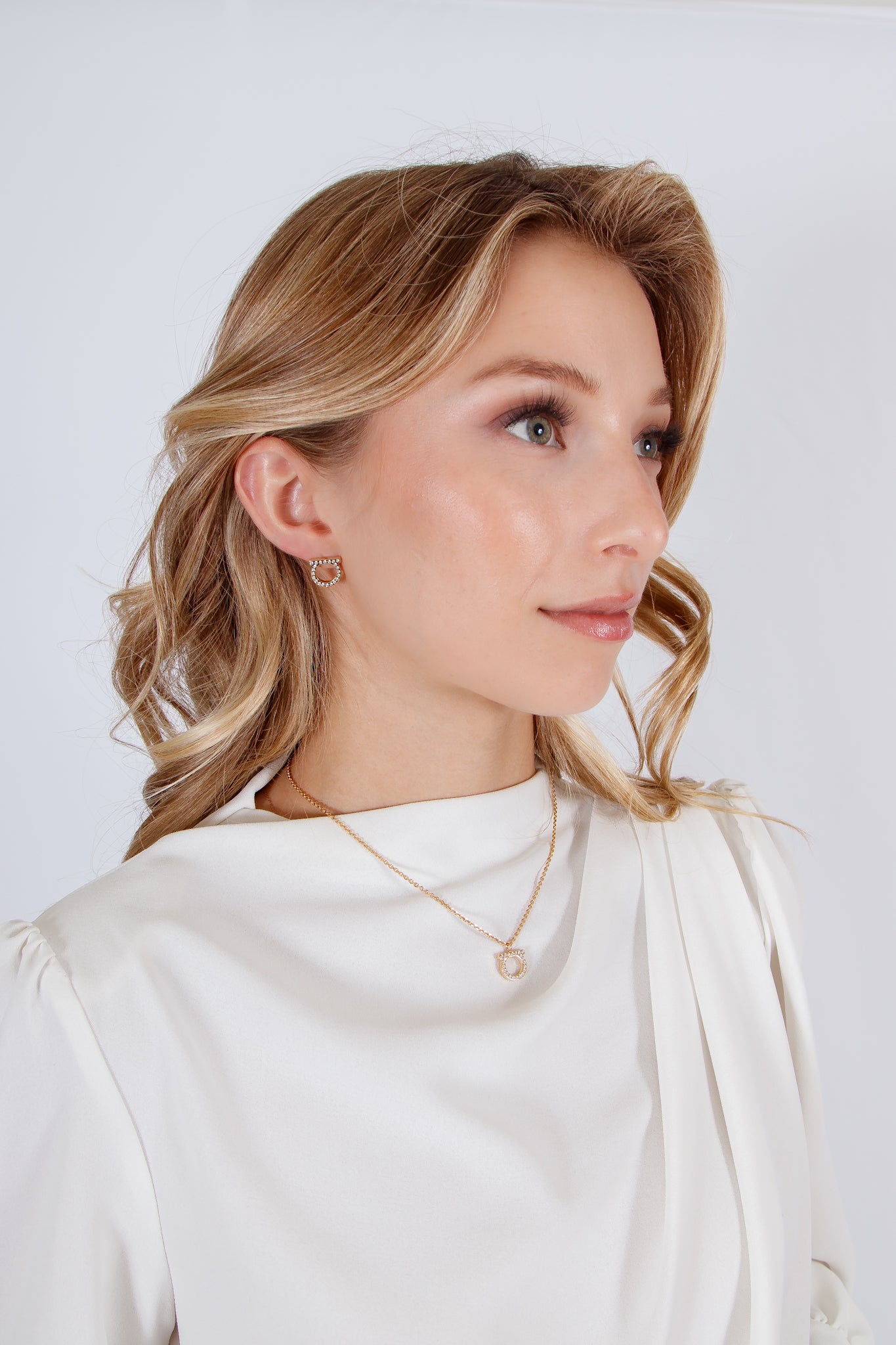 Ferragamo Collar Gancini Cristales (L)