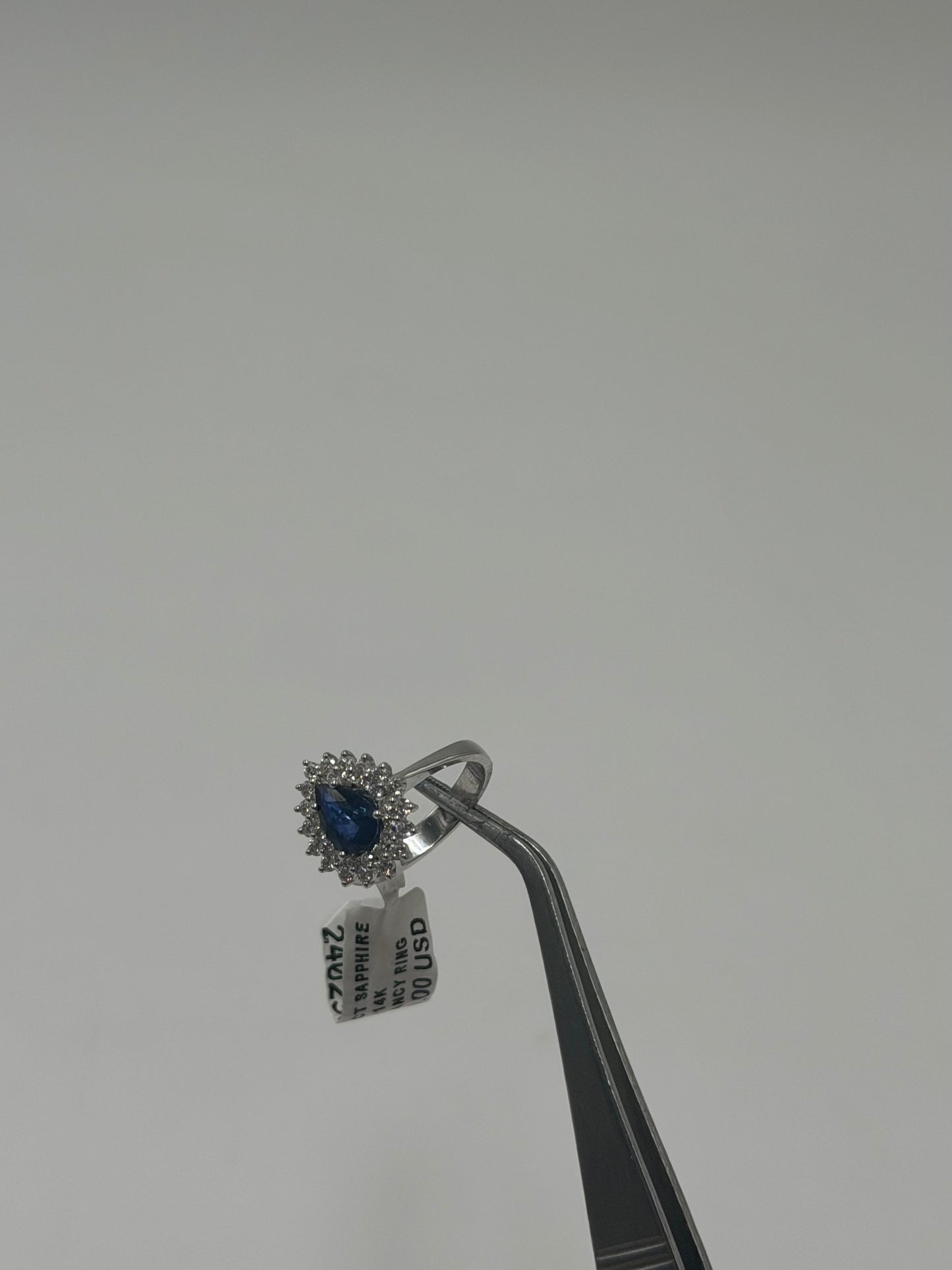 Anillo Zafiro 14K