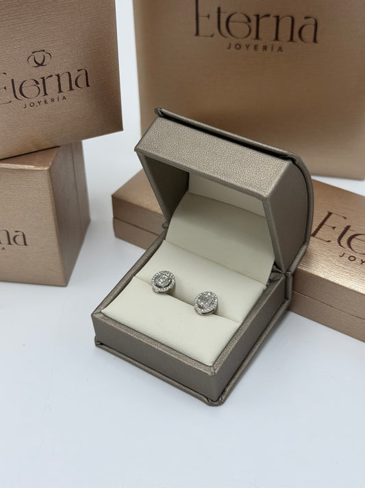 Pendientes Diamante 14K