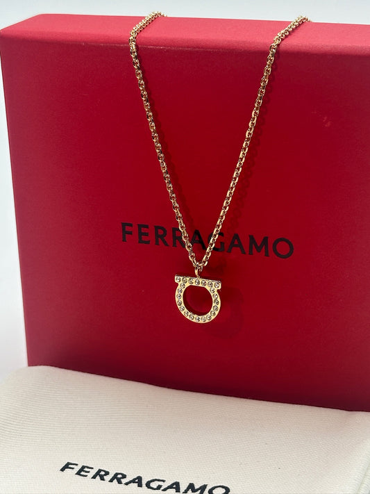 Ferragamo Collar Gancini Cristales (L)