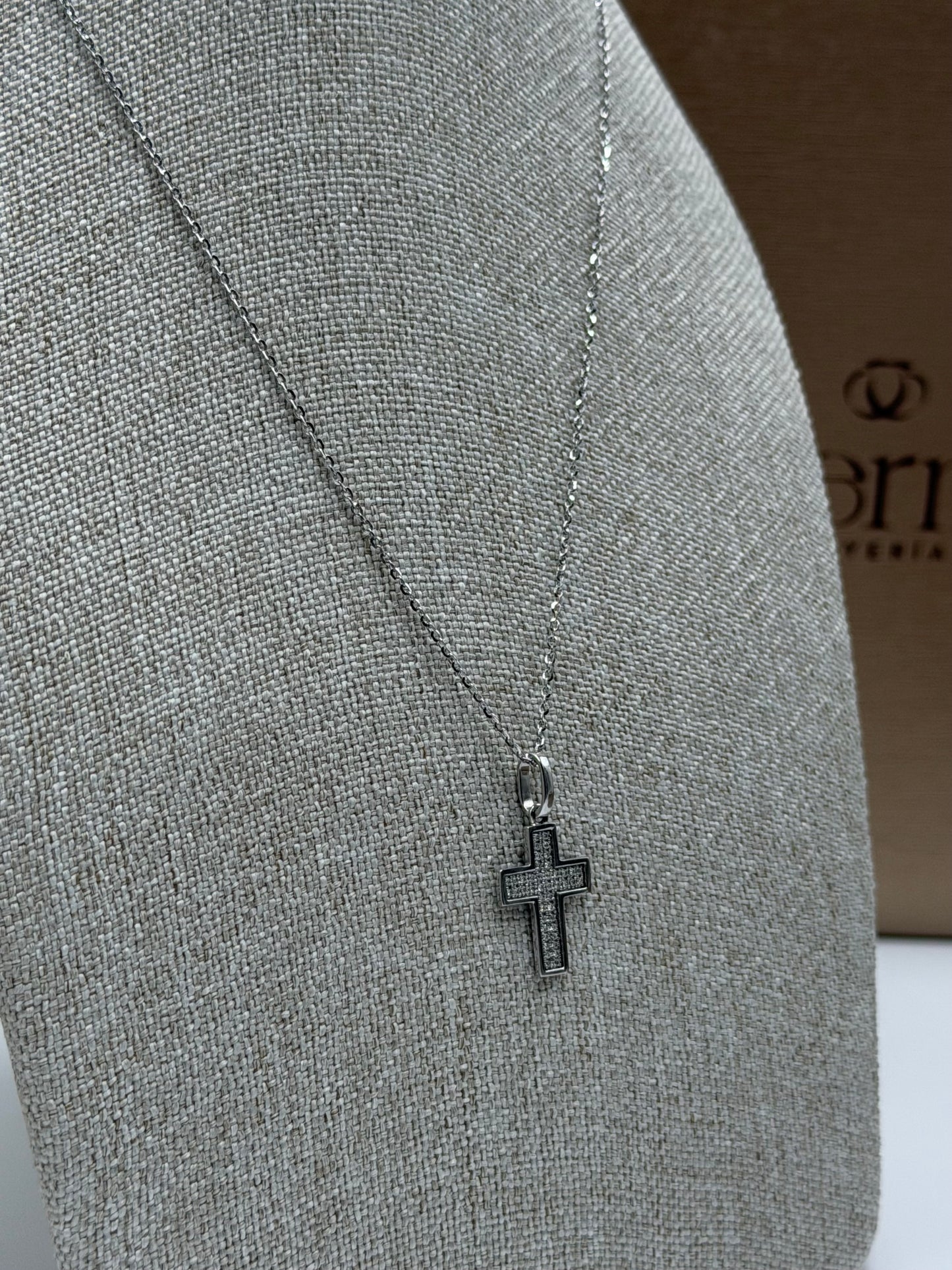 Collar Diamante natural 14K