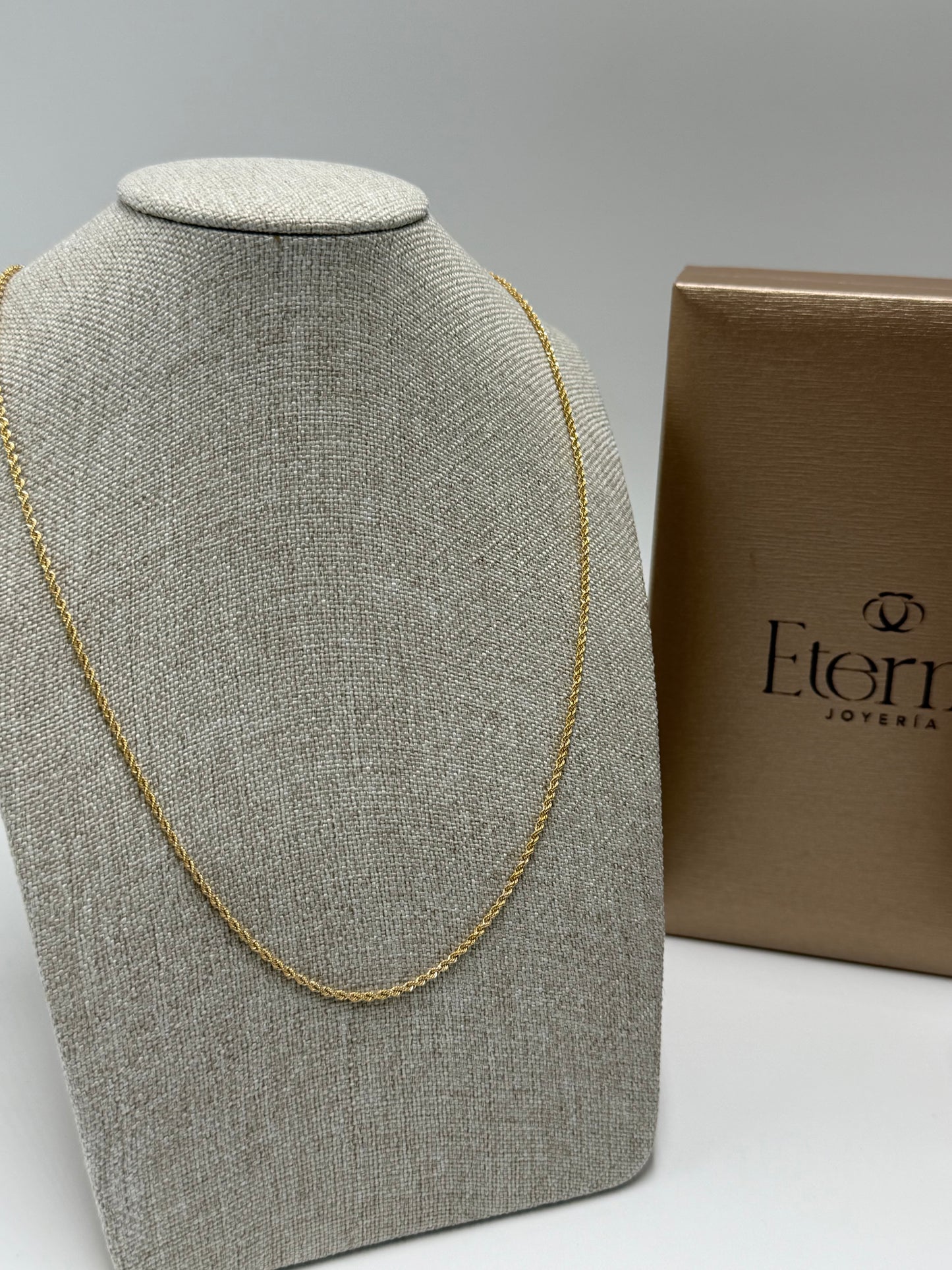 Collar 10k Tejido Torzal