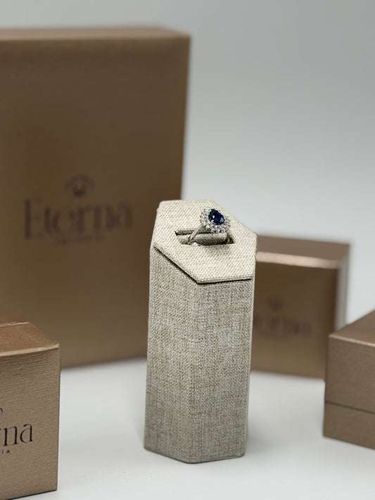 Anillo Zafiro 14K