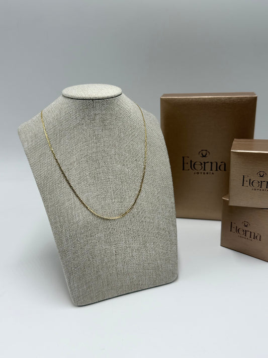 Collar 10K tejido Barbado