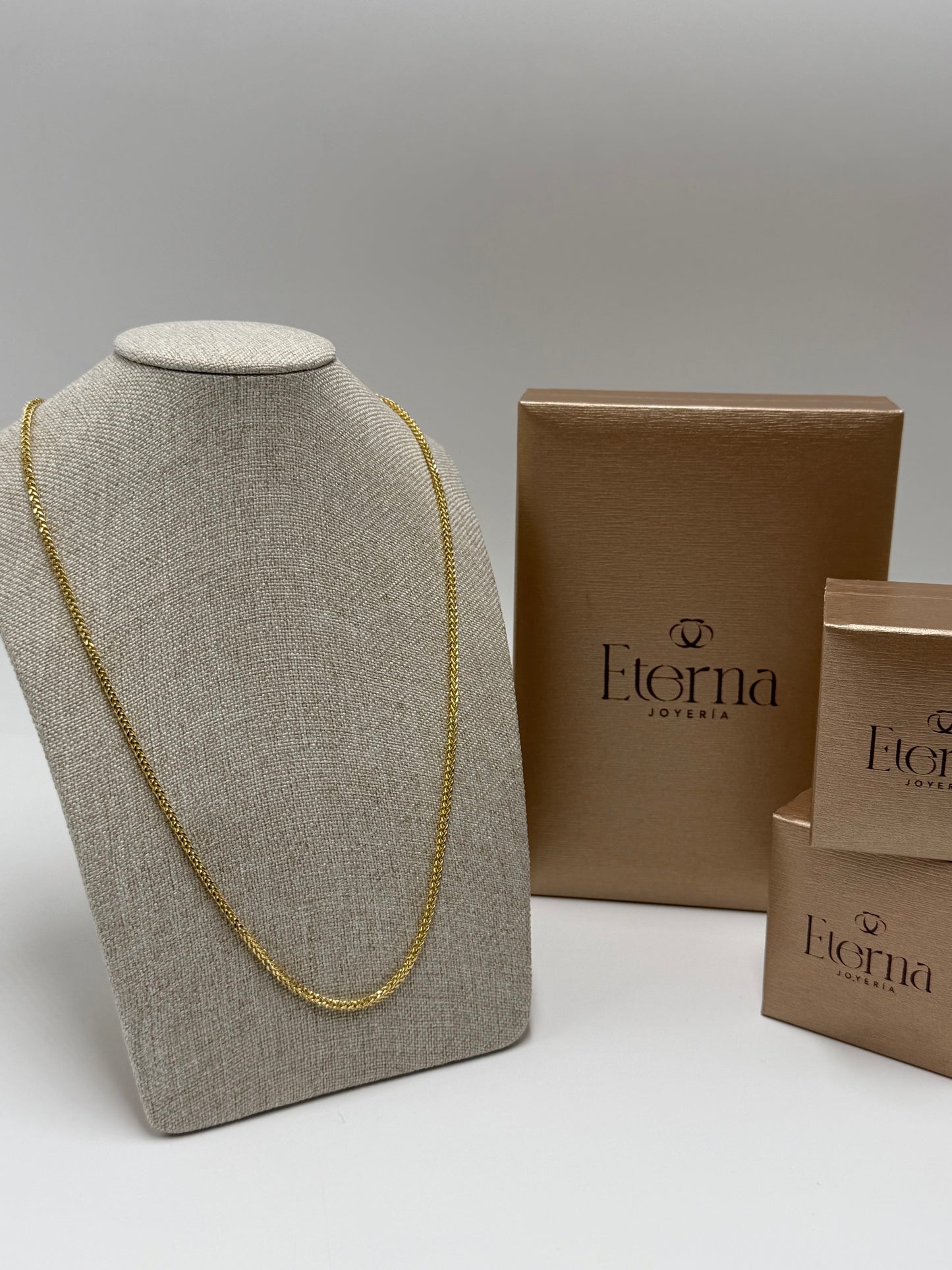 Collar 10k Tejido Espiga