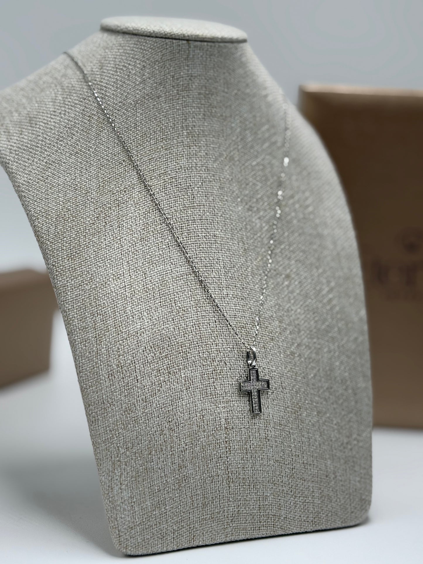 Collar Diamante natural 14K