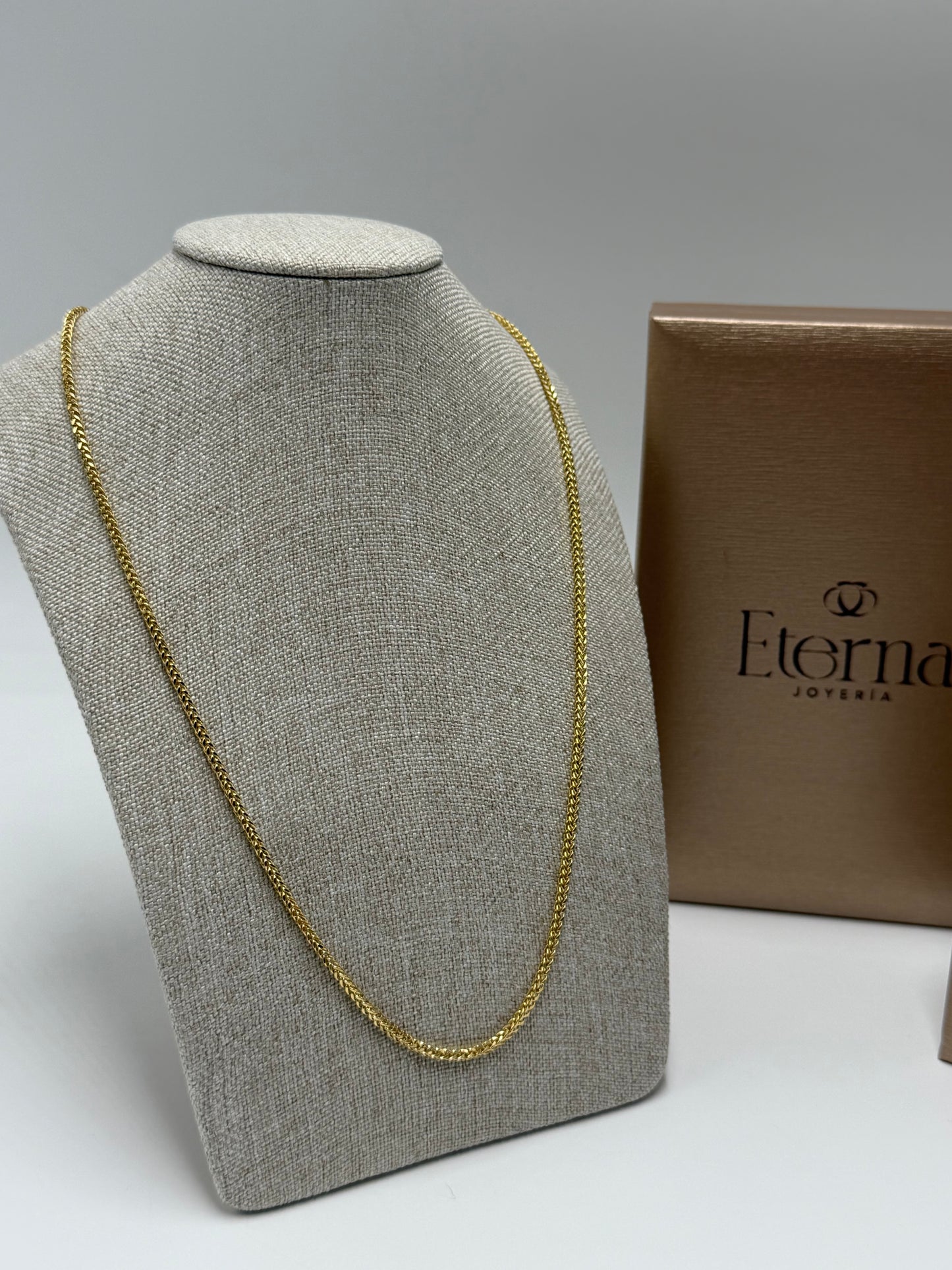 Collar 10k Tejido Espiga
