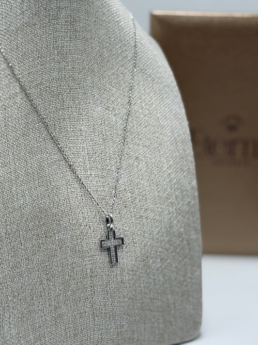 Collar Diamante natural 14K