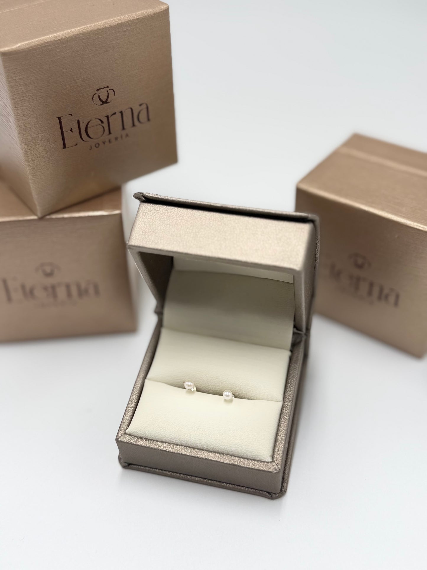Broquel Oro 14k Perla
