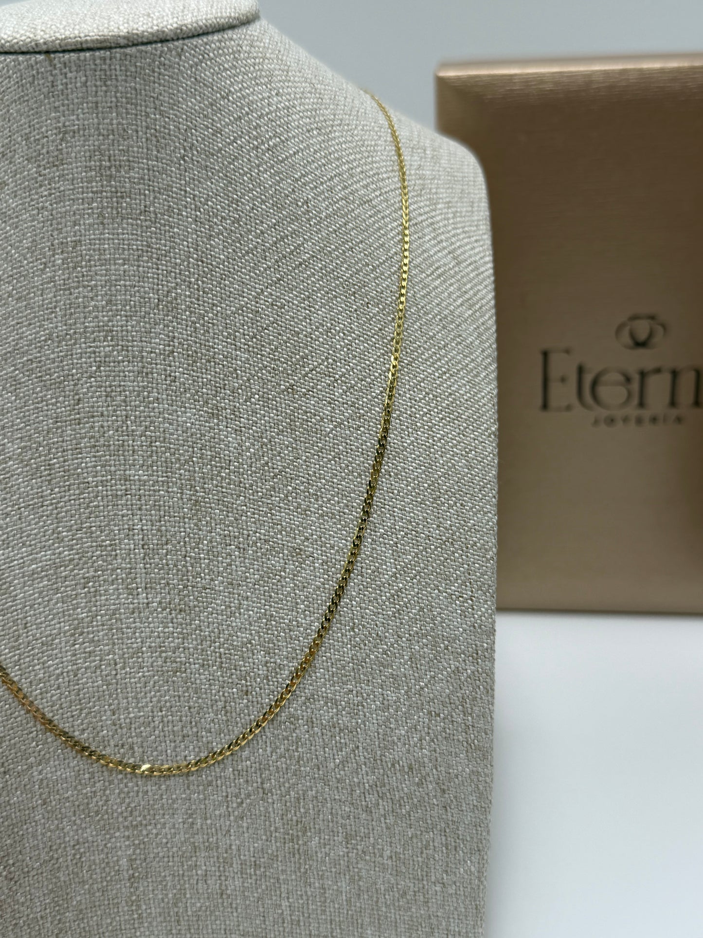 Collar 10K tejido Barbado