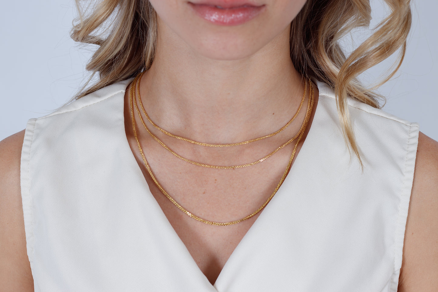 Cadena Oro 10 K Espiga