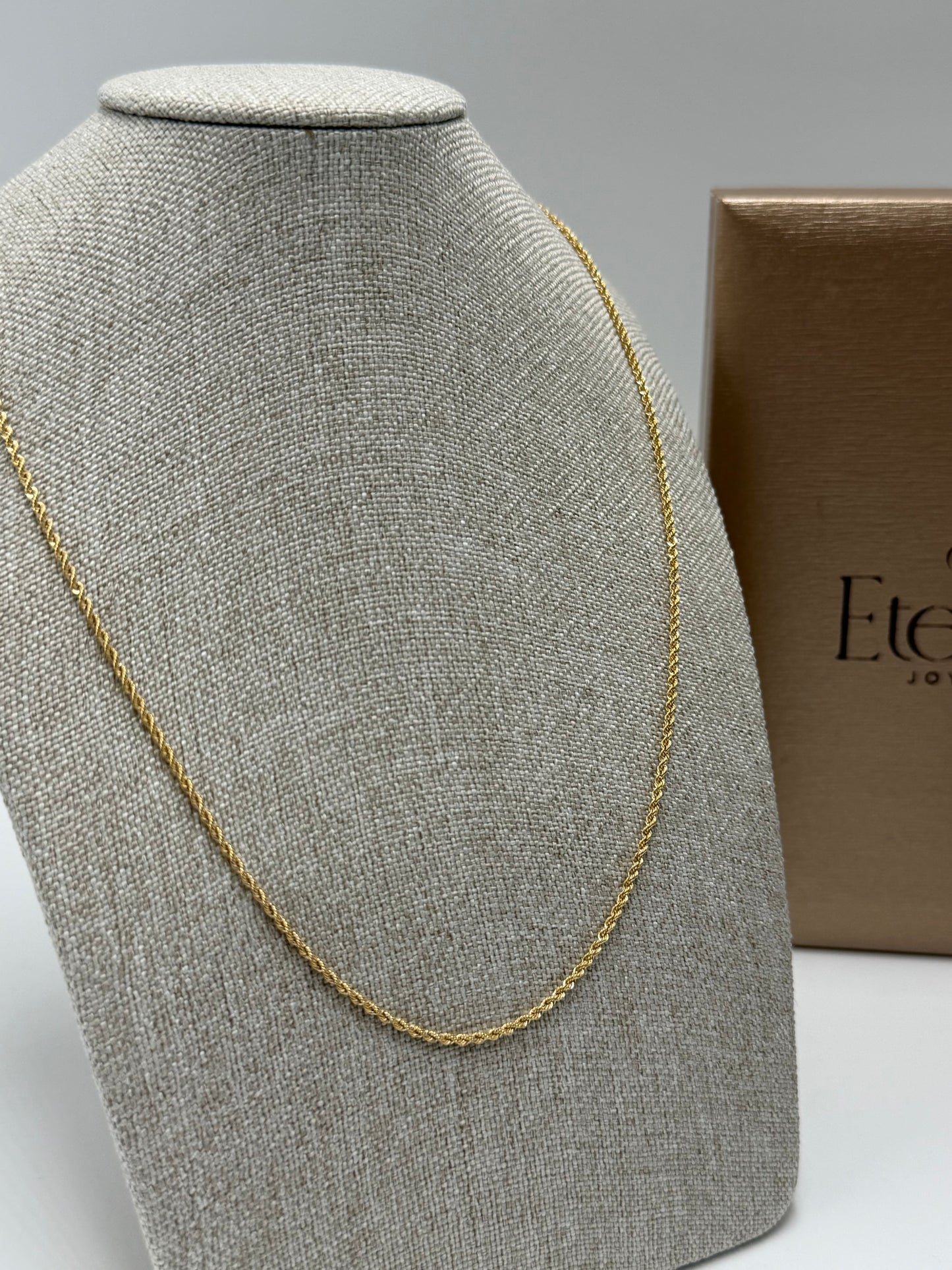 Collar 10k Tejido Torzal