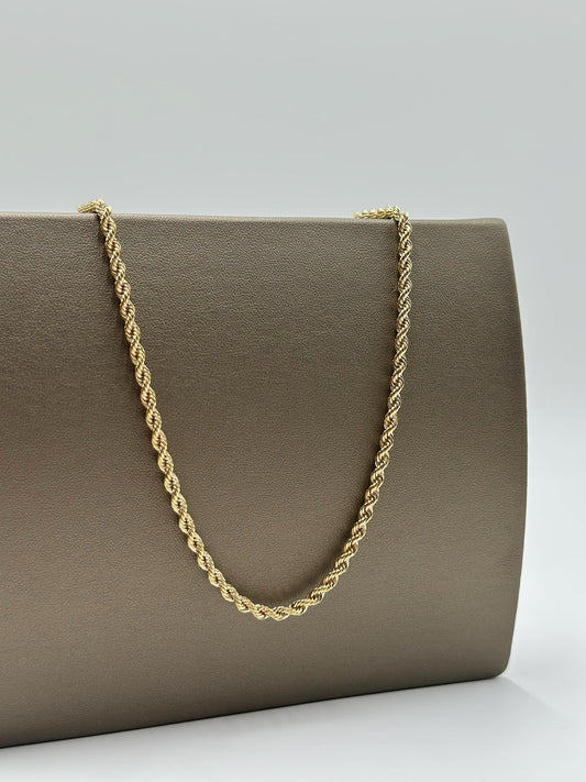 Collar de oro 10k Torzal