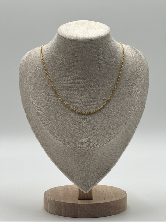 Cadena de oro 10 k Torzal