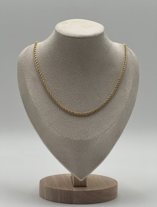 Cadena Oro 10 K Torzal