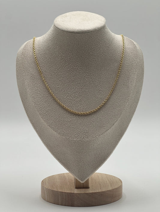 Cadena Oro 10 K Torzal